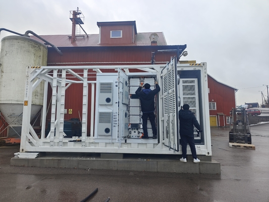 Самостоятельная контейнеризированная батарейная система хранения энергии настраиваемая 400 - 800 В