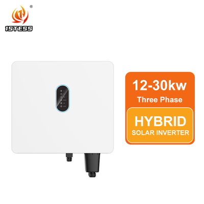 Три фазы 12kw 15kw 25kw 30kw гибридный солнечный инвертор 120V-800V On/Off Grid Чистая синусная волна IP66 20kw солнечный инвертор с MPPT