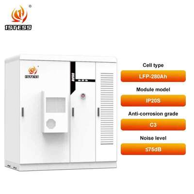 Система накопления энергии с литий-железо-фосфатным аккумулятором 215 кВт⋅ч для промышленного использования