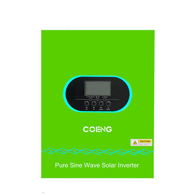 Гибридный солнечный инвертор с чистой синусоидой 3,5 кВт 5,5 кВт 6,2 кВт, автономный, однофазный, 24 В 48 В, MPPT с плавающим зарядом