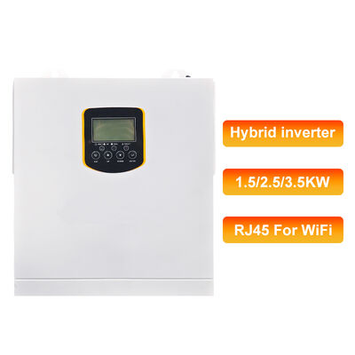 1500W 12V Off Grid Hybrid Inverter Pure Sine Wave MPPT 500Vdc High PV Input Single Phase for Home Solar System