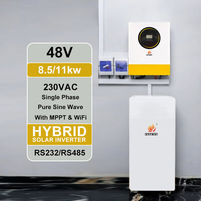 8500W 48V батарея Чистая синусовая волна MPPT Солнечный инвертор Без поддержки батареи 140A зарядное устройство