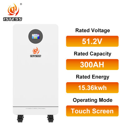 Полноэффективный домашний ESS 300Ah LiFePO4 51.2V 15.36кВтч Двойная защита от перезарядки и перезарядки